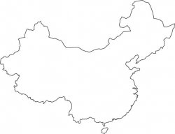 China Map Outline