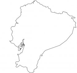 Ecuador Map Outline