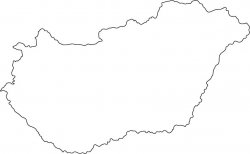 Hungary Map Outline