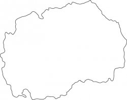 Macedonia Map Outline