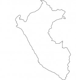 Peru Map Outline