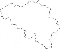 Belgium Map Outline