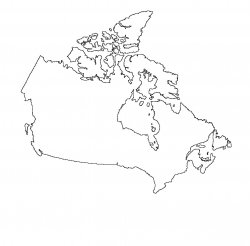 Canada Map Outline