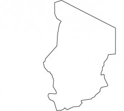 Chad Map Outline