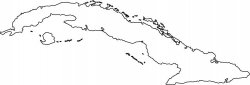Cuba Map Outline